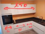 Hoogglans witte hoekkeuken - z.g.a.n., Huis en Inrichting, Keuken | Complete keukens, Ophalen, Wit, Hoekkeuken, Zo goed als nieuw