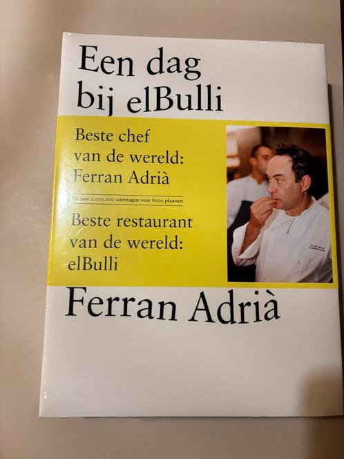 F. Adria - Een dag bij elBulli nieuw in folie, Boeken, Kookboeken, Nieuw, Ophalen of Verzenden