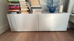 TV meubel (wit), Huis en Inrichting, Kasten | Televisiemeubels, Ophalen, 100 tot 150 cm, Zo goed als nieuw, Minder dan 100 cm