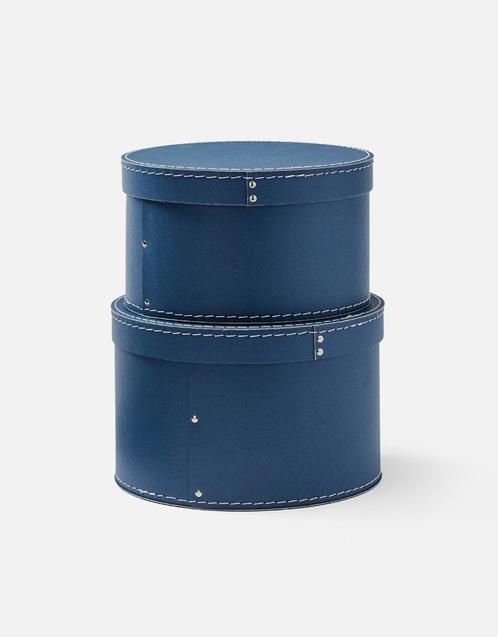 Opbergdozen Donkerblauw 2 stuks - Kid’s Concept Leegverkoop, Kinderen en Baby's, Kinderkamer | Inrichting en Decoratie, Nieuw