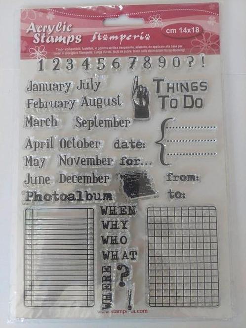 Stamperia clearstamps, Hobby en Vrije tijd, Stempelen, Nieuw, Clearstamp, Ophalen