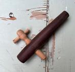 Vintage houten kraantje van Frans wijnvat tapkraantje, Antiek en Kunst, Curiosa en Brocante, Ophalen of Verzenden