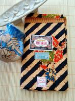 Batik Sarong Indonesië #1682, Bruin, Verzenden, 30 tot 120 cm, Katoen