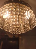 2 bijna identieke plafondlampen  kristal vintage p/st 59.95, Huis en Inrichting, Lampen | Plafondlampen, Heikant 21 Kaatsheuvel