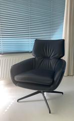 Leolux Lloyd Plus fauteuil in Raffinio leer Dragonfly., Ophalen, Design, Zo goed als nieuw, 50 tot 75 cm