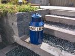 Emaille melk bus, blauw emaille, brocante melkbus, 5 liter, Ophalen of Verzenden