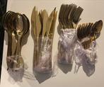 Luxe Gouden Bestekset - Kerstmis, Huis en Inrichting, Ophalen, Zo goed als nieuw, Overige materialen, Bestekset