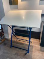Zware professionele architecten-/tekentafel met voetpedaal, Ophalen, Zo goed als nieuw, Minder dan 130 cm