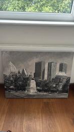 Schiledrij skyline den haag, Ophalen of Verzenden, Zo goed als nieuw, Schilderij, Minder dan 50 cm