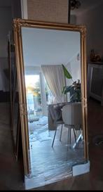 Grote spiegel goudbrons antieklook, Huis en Inrichting, Woonaccessoires | Spiegels, Nieuw, Ophalen of Verzenden, 150 tot 200 cm