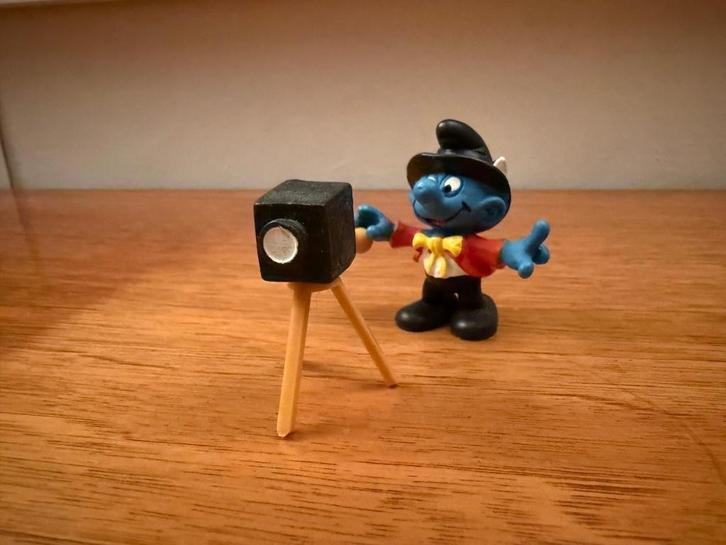 Fotograaf smurf (Supersmurf), Verzamelen, Smurfen, Gebruikt, Poppetje, Figuurtje of Knuffel, Overige Smurfen, Ophalen of Verzenden