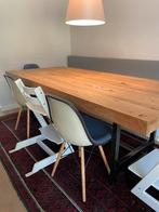 Eettafel 220x110, Ophalen, Gebruikt, 100 tot 150 cm, 200 cm of meer