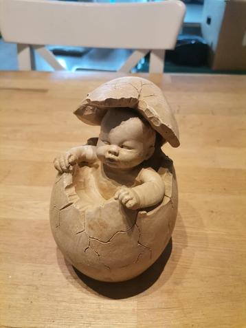 3 beeldjes van babies in klei (LAATSTE KANS!) beschikbaar voor biedingen