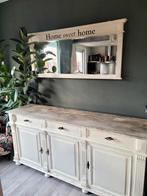 Dressoir met spiegel, Huis en Inrichting, Kasten | Dressoirs, Ophalen, Gebruikt, 150 tot 200 cm, Eikenhout