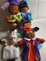 6 handpoppen Sinterklaas,  Piet en paard., Ophalen of Verzenden, Zo goed als nieuw
