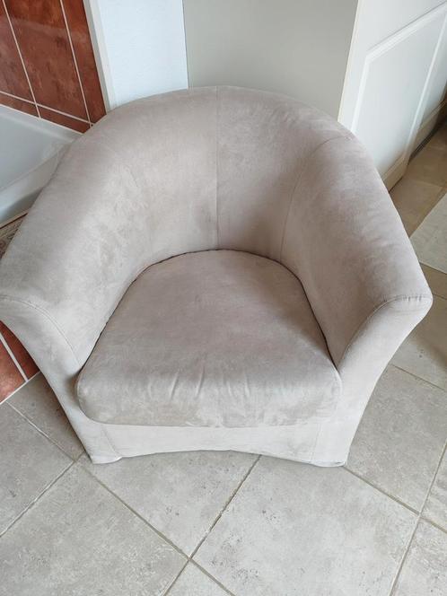3 Draaifauteuils, Huis en Inrichting, Stoelen, Gebruikt, Drie, Stof, Overige kleuren, Ophalen