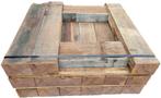 15 Hardhouten balken 10x15 cm / 0.95 m lang - nr: HB332