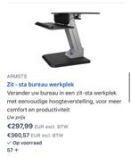 Zit en sta bureau, Computers en Software, Laptopstandaarden, Ophalen, Zo goed als nieuw