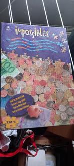 Impossebles puzzel geld 750+5 stukjes, Hobby en Vrije tijd, Ophalen of Verzenden, 500 t/m 1500 stukjes, Zo goed als nieuw