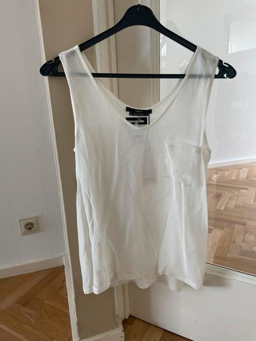 Nieuw: offwhite top van het merk Set maat 34/xs, Kleding | Dames, Tops, Nieuw, Maat 34 (XS) of kleiner, Wit, Zonder mouw, Ophalen of Verzenden