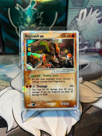 Regirock EX 98 Holo Pokemon Kaart beschikbaar voor biedingen