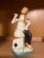 Retro beeldje, Verzamelen, Ophalen of Verzenden, Zo goed als nieuw, Mens