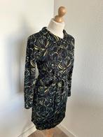 King Louie maat L bloemen Dita dress 2443, Blauw, Maat 42/44 (L), Ophalen of Verzenden, Zo goed als nieuw