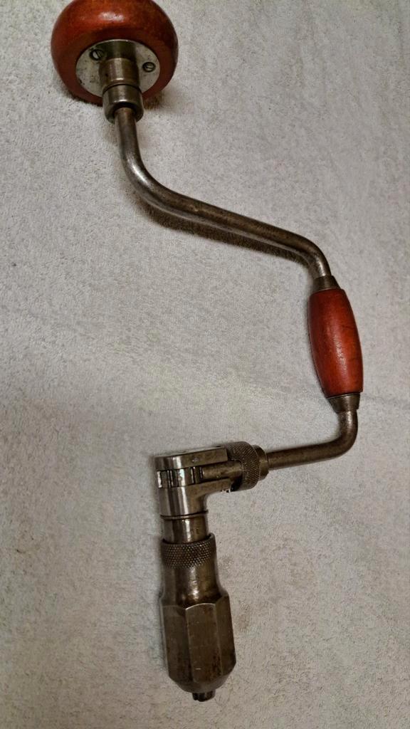 Adler Staal, Handboor - Vintage, Nederlands Fabrikaat, Antiek en Kunst, Antiek | Gereedschap en Instrumenten, Ophalen of Verzenden