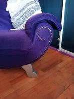 Paarse stoel fateuils , "slaapstoel", Minder dan 150 cm, Ophalen of Verzenden, Eenpersoons, Zo goed als nieuw