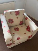 Dames stoel met rode rozen! Hoofdkleur is beige!, Ophalen of Verzenden, Zo goed als nieuw, Overige kleuren, Eén