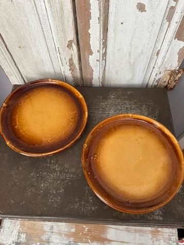 Set van vier retro/vintage bordjes beschikbaar voor biedingen