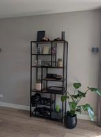 MOET WEG!!! Designer mangohouten open kast 188x84x35, Ophalen, Met plank(en), Zo goed als nieuw, Minder dan 150 cm
