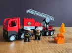 Lego Duplo 4977 brandweerwagen, Ophalen of Verzenden, Gebruikt, Complete set, Duplo