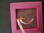18 karaat  gouden kruisje, Sieraden, Tassen en Uiterlijk, Broches, Ophalen of Verzenden, Zo goed als nieuw, Goud, Goud