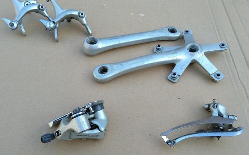 Groepset Shimano 105SC 2x8 speed (1056), Fietsen en Brommers, Fietsonderdelen, Gebruikt, Racefiets, Derailleur of Ketting, Ophalen