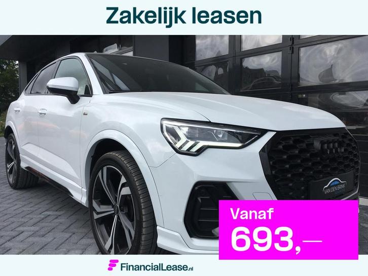 Audi Q3 Sportback 35 TFSI S-line Pano Standkachel, Auto's, Audi, Bedrijf, Lease, Financial lease, Q3, ABS, Achteruitrijcamera