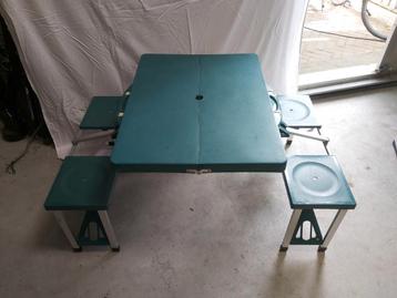 Picknicktafel kinderen voor op de camping koffer. beschikbaar voor biedingen
