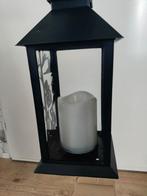 Sfeervolle lantaarn met LED kaars, Huis en Inrichting, Lampen | Hanglampen, Ophalen