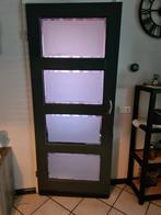 Opdekbinnendeur met facetglas 83x201, Doe-het-zelf en Verbouw, Ophalen, Gebruikt, 80 tot 100 cm, Binnendeur