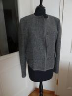 Aspesi Italy, vlot grijs wollen jasje, recht kort model zgan, Aspesi, Verzenden, Maat 42/44 (L), Zo goed als nieuw