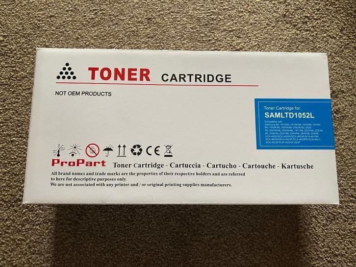 Samsung toner cartridge SAMLTD1052L NIEUW, Computers en Software, Printerbenodigdheden, Nieuw, Toner, Ophalen of Verzenden