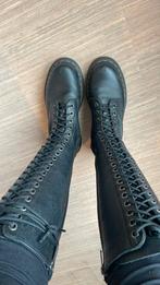 Dr Martens zwart leer maat 39, Kleding | Dames, Schoenen, Hoge laarzen, Zwart, Ophalen of Verzenden, Zo goed als nieuw