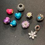 Pandora Bedels Hart Bloem, Pandora, Ophalen of Verzenden, Zo goed als nieuw, 4 bedels of meer