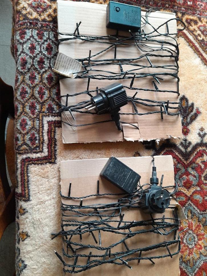 kerstverlichting binnen/buiten incl trafo 80 led lichtjes, Diversen, Kerst, Gebruikt, Ophalen