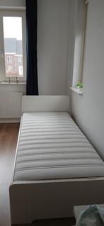 1 persoons bed Ikea Askvoll, Ophalen, 90 cm, Eenpersoons, Wit