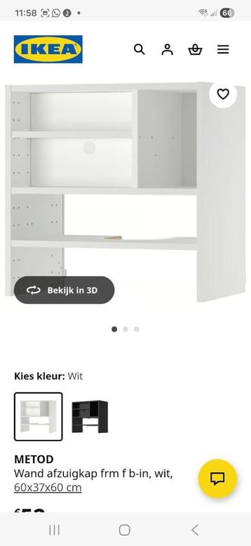 Kast afzuigkap Metod IKEA - afbeelding 2