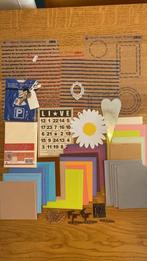 @ Groot scrapbook pakket met diverse materialen (1) @, Hobby en Vrije tijd, Ophalen of Verzenden, Nieuw, Versiering of Embellishment