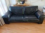 Gratis Lederen bank - comfortabel en stijlvol, Huis en Inrichting, Banken | Bankstellen, Gebruikt, Driepersoons, Ophalen of Verzenden