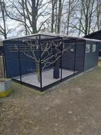 volière - geïsoleerd nachtverblijf toebehoren evt met vogels, Ophalen, Gebruikt, Aluminium, Volière