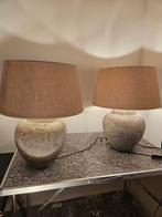 2 Landelijke Tafellampen van Keramiek - Zonder Kap, Overige materialen, Ophalen of Verzenden, Minder dan 100 cm, Landelijk